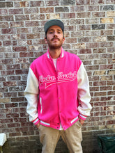 Load image into Gallery viewer, Broken Hearted Boys Club Varsity Letterman Jacket - Pink (PRESALE)