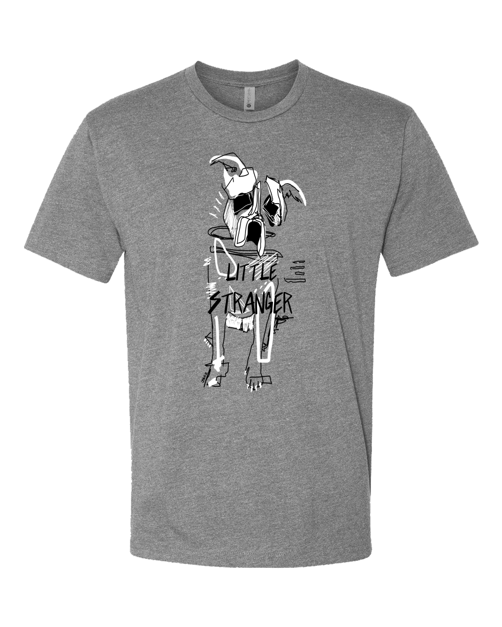 Little Stranger Jazz Tees- Dark Heather Grey Little Stranger Jazz Tees- Dark Heather Grey