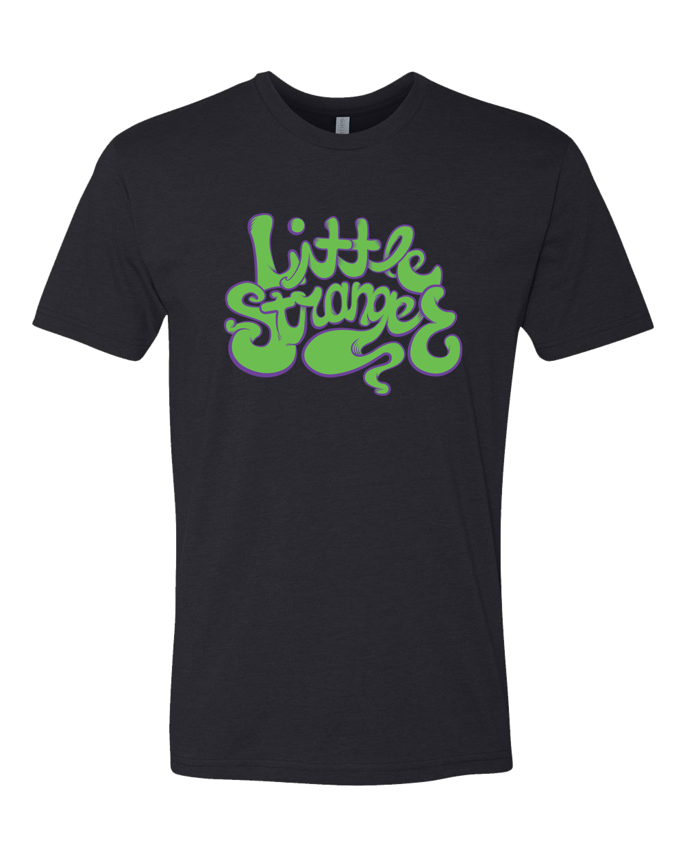 Little Stranger Bubble Logo Tees- Black