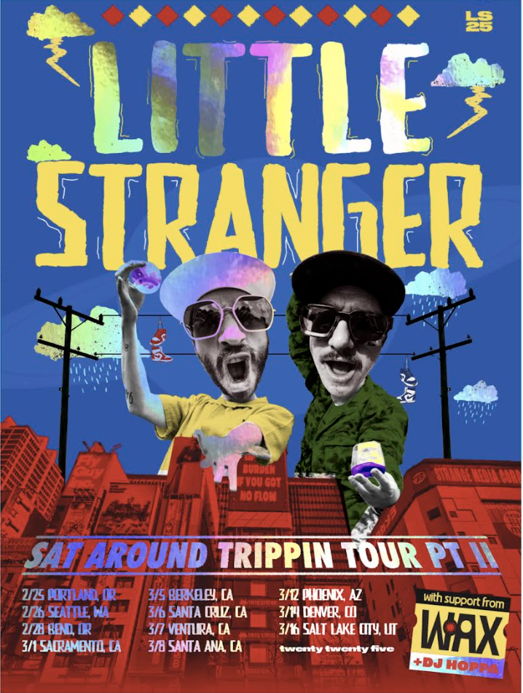 Sat Around Tripping Tour Pt. 2 FOIL Poster