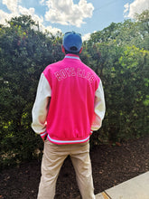 Load image into Gallery viewer, Broken Hearted Boys Club Varsity Letterman Jacket - Pink (PRESALE)
