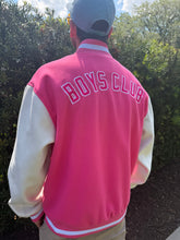 Load image into Gallery viewer, Broken Hearted Boys Club Varsity Letterman Jacket - Pink (PRESALE)
