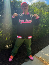 Load image into Gallery viewer, Broken Hearted Boys Club Varsity Letterman Jacket - Black (PRESALE)
