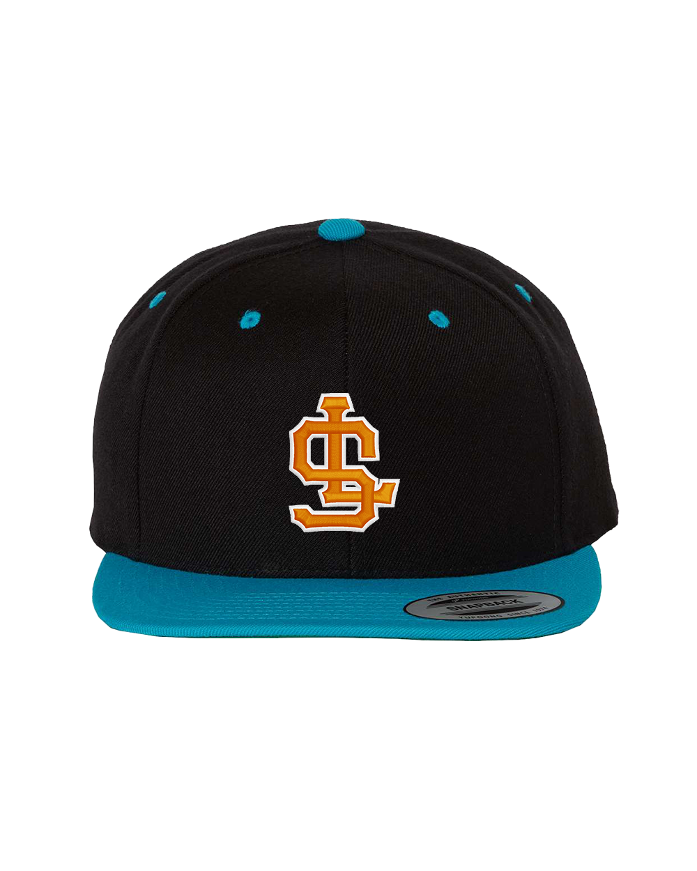 LS I'm Fine Puff-Tone Snapback - Black/Teal